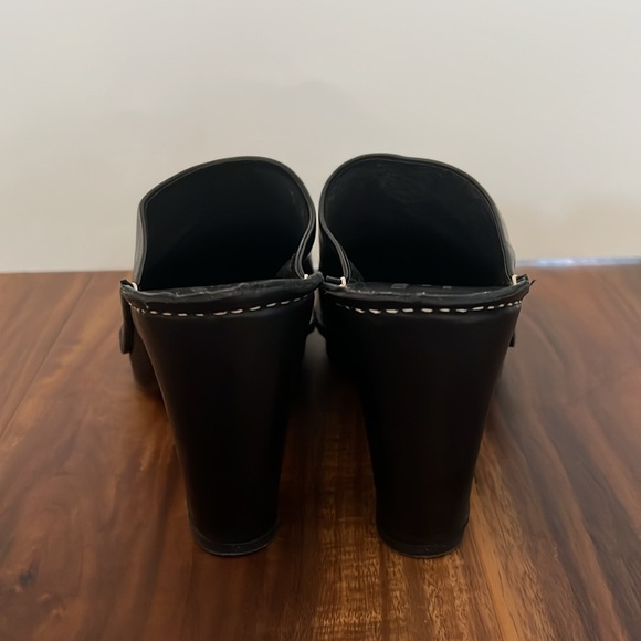 DONALD J PLINER Black Sport Nappa Mules Size 8M EUC SR1 - Picture 5 of 13